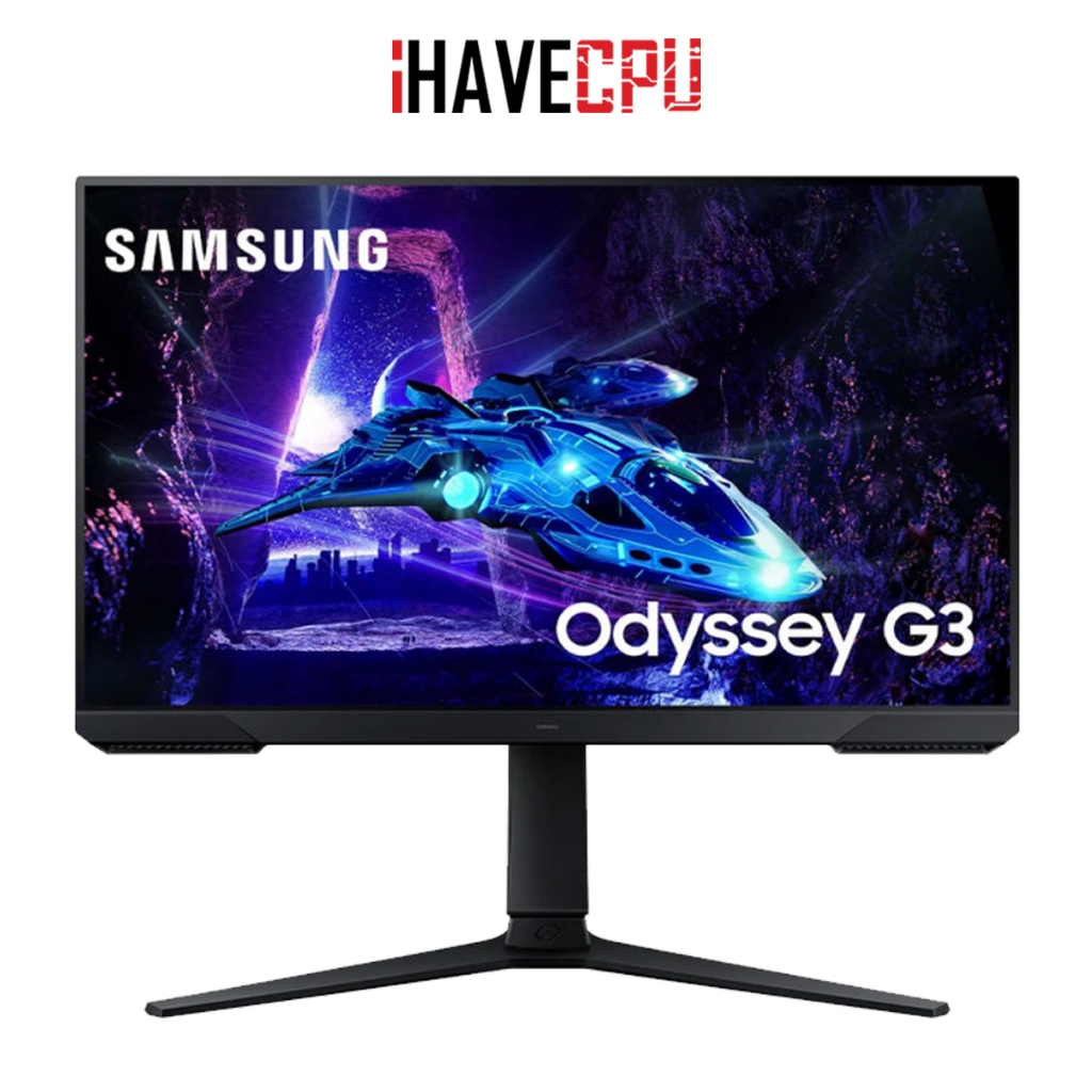 จอมอนิเตอร์ (monitor) iHAVECPU SAMSUNG ODYSSEY G3 LS24DG302EEXXT - 24 VA FHD 180Hz
