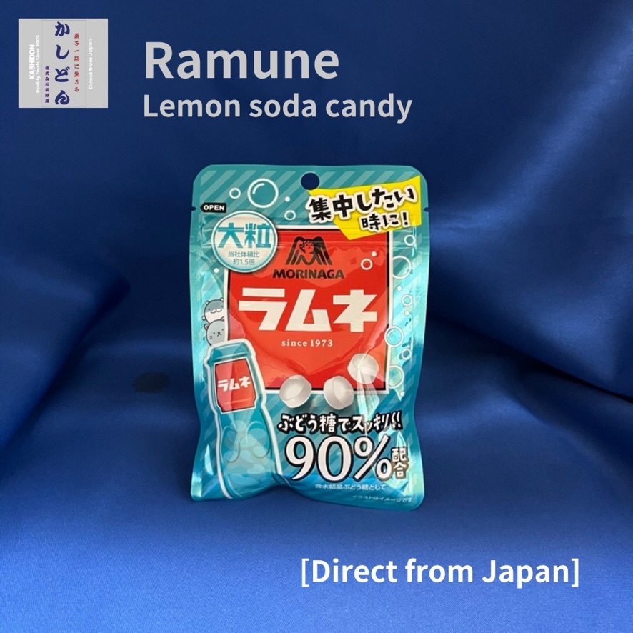 [KASHI DON] Ramune, Lemon soda candy, MORINAGA, Direct from Japan, Japanese snack