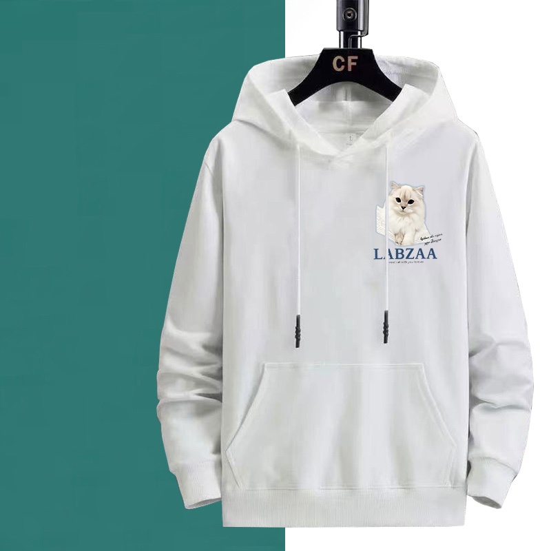 BK-789-LONG เสื้อแขนยาวมีฮู้ตลายสำหรับคริสต์มาส แฟชั่นตามฤดูกาล หญิง-ชายใส่ได้หมด