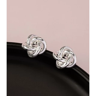 KYM.vibes - Atomic Stud Earrings ต่างหูแป้น ต่างหูมินิมอล
