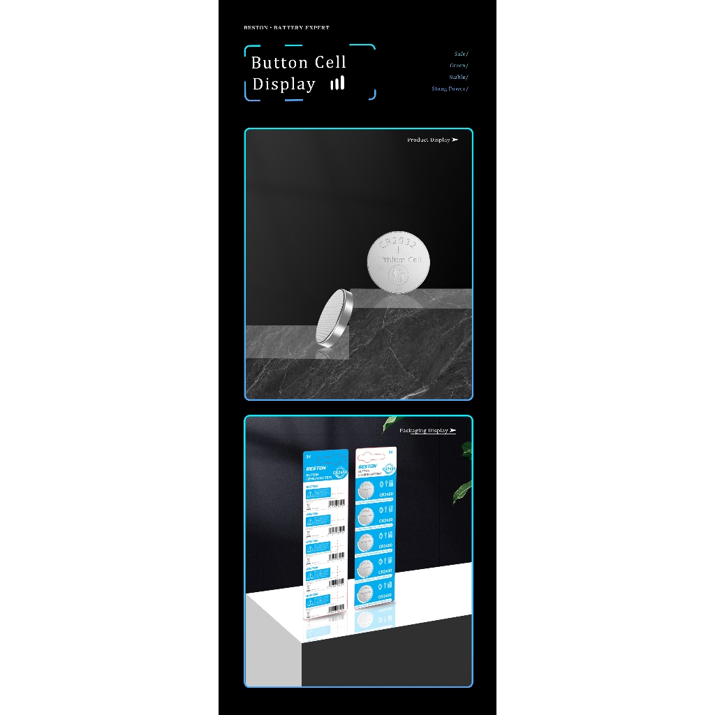 BESTON ถ่าน CR2032 CR2025 CR2016 CR1632 CR2450 1 แผง 5 ก้อน ยังไม่มีคะแนน 0 ขายแล้ว - รูปที่ 4