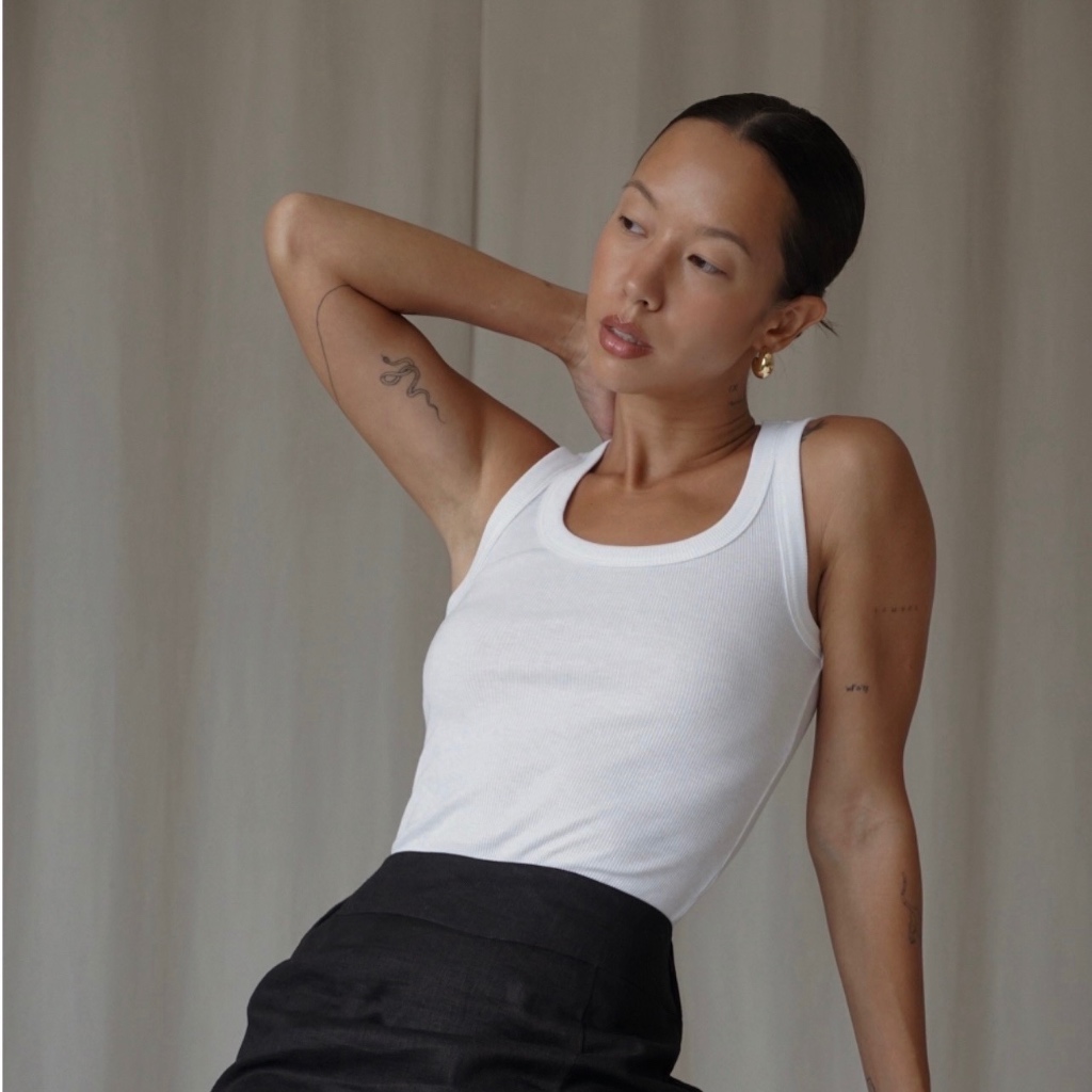 (new!) Carissa Tank White / เสื้อกล้ามรุ่นคาริซซ่า สีขาว