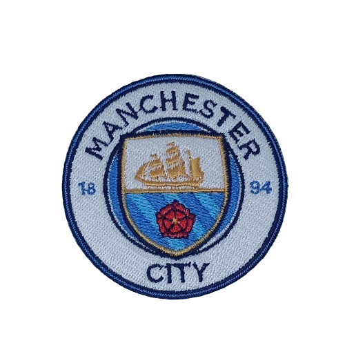 อาร์มปัก Manchester City ตัวรีดติดเสื้อ อาร์มปัก แมนเชสเตอร์ซิตี้ อาร์มรีดติดเสื้อ อาร์มปักโลโก้ทีมฟุตบอลพรีเมียร์ลีก