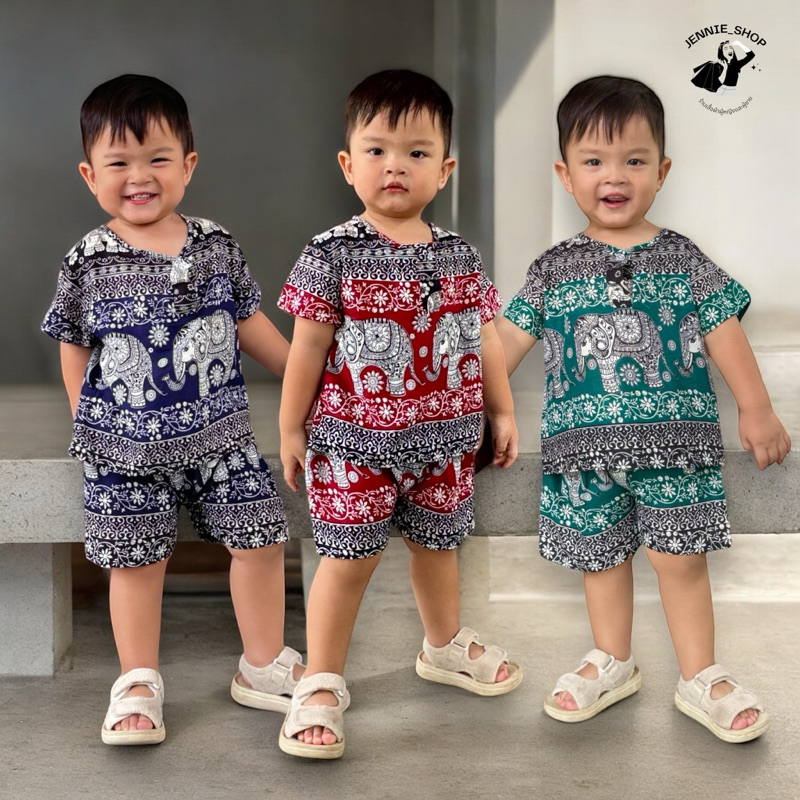 ชุดช้างเด็ก เกรดพรีเมี่ยม ลายใหม่ size1-3