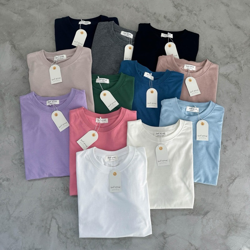 SIS.ON | พร้อมส่ง🧸 Oversize เสื้อยืดโอเวอร์ไซส์ Feelgood ไม่มีลาย