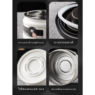 สินค้าพร้อมส่ง✔ โหลสแตนเลส304 750/1100/1600ml กระป๋องเก็บก โหลเก็บเมล็ดกาแฟ สูญญากาศ กล่องเก็บเมล็ดกาแฟ coffee bean can