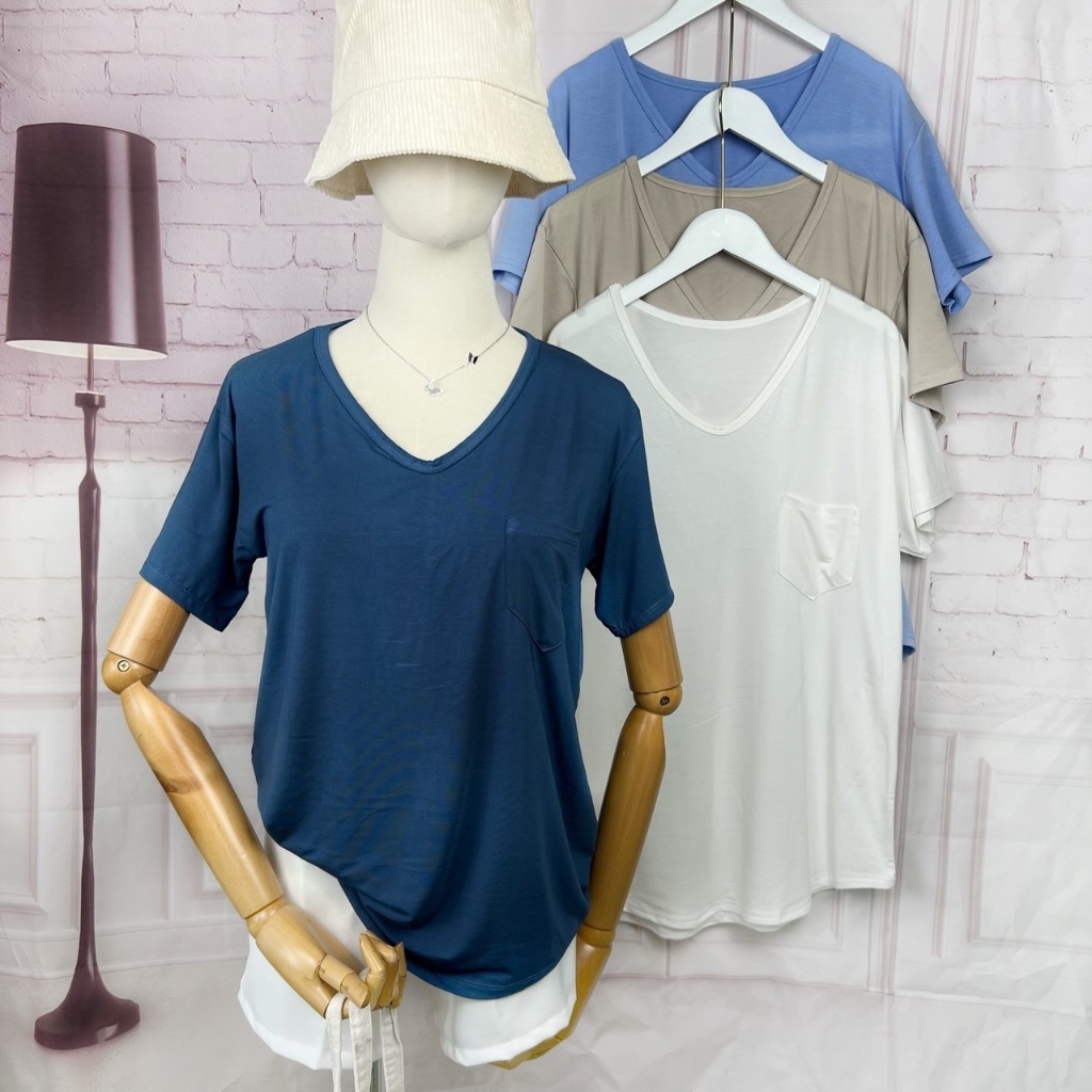 เสื้อยืดสาวอวบ ผ้าเรยอน เสื้อยืดพลัสไซส์ อก34-54 พร้อมส่งจากไทย