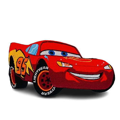 Lightning McQueen Cars อาร์มปักไลท์นิ่ง แม็คควีน ตัวรีดติดเสื้อ อาร์มรีดติดเสื้อ อาร์มภาพยนตร์ อาร์ม