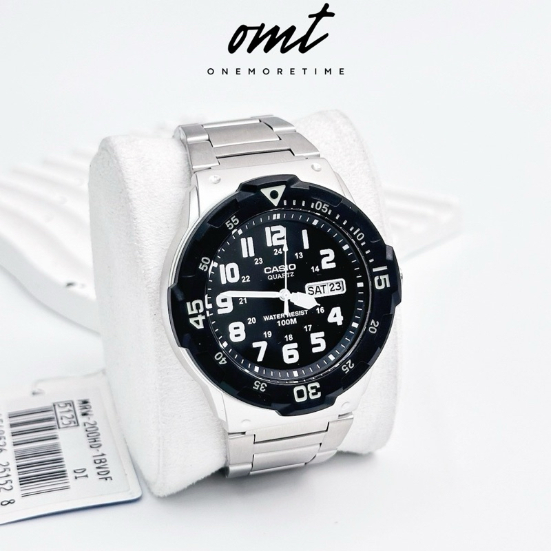 นาฬิกาข้อมือ CASIO MRW-200HD-1BV (44.6mm) กันน้ำ 10 ATM ประกัน CMG 1 ปี