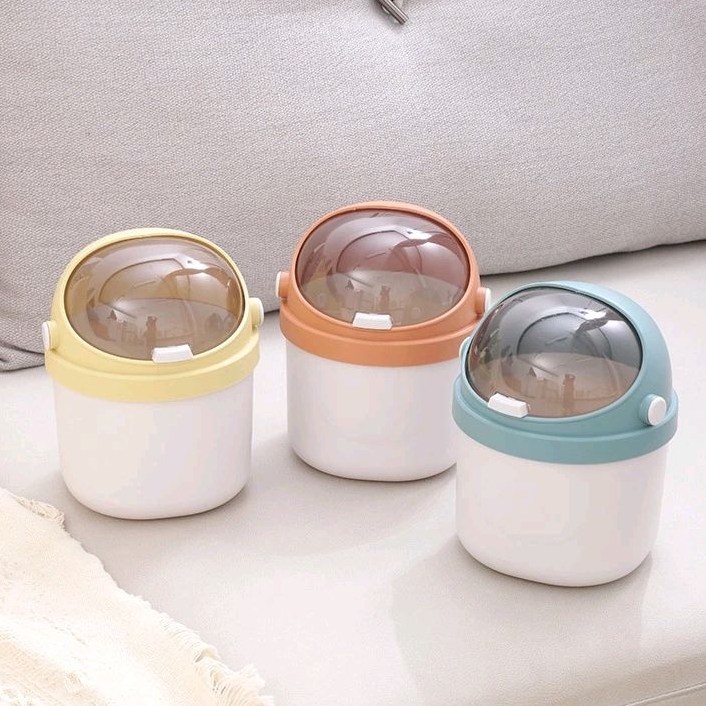 ถังขยะ นักบินอวกาศ มินิมอล ขนาดเล็กน่ารัก 3 สี
