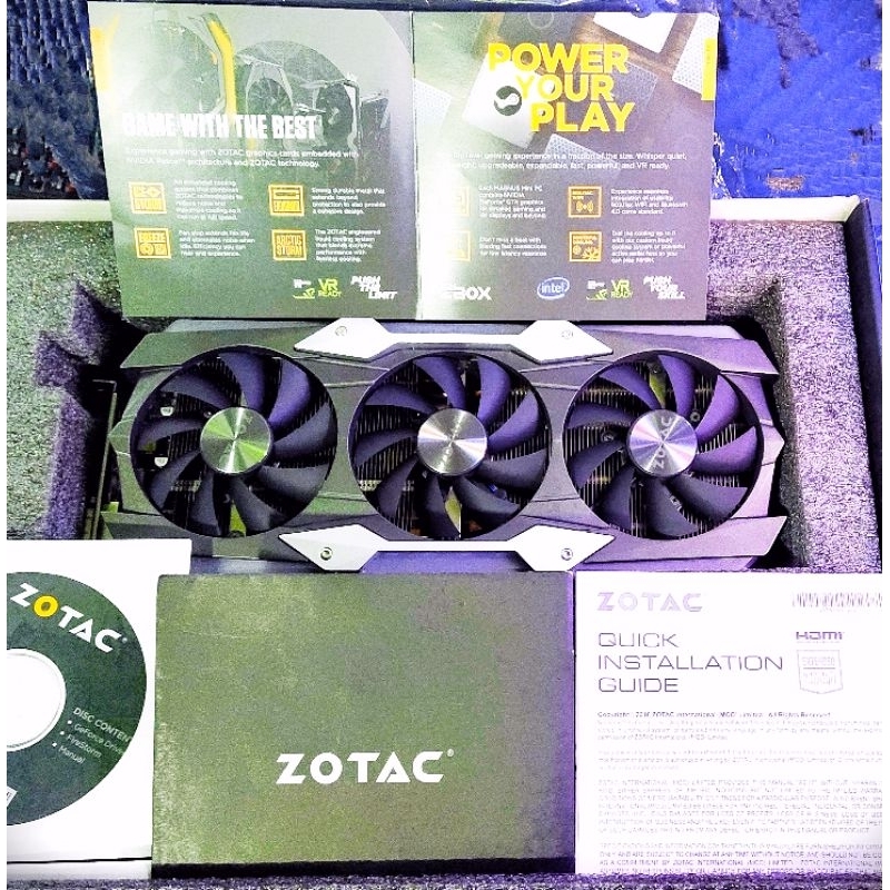 ZOTAC GTX 1080Ti 11GB ตัวท็อป แรงกว่า RTX3060! (ขายในเฟสแล้ว)