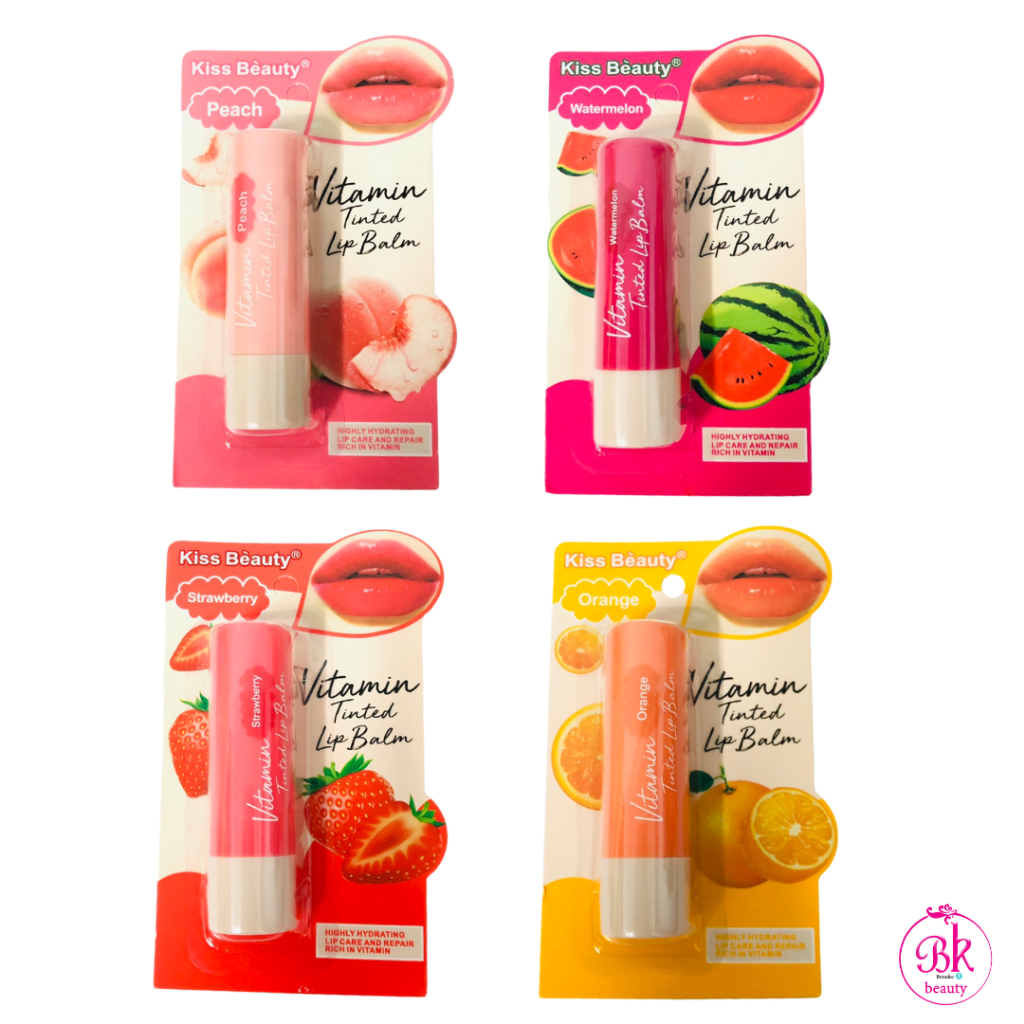 29199-03 ลิปบาล์ม Kiss beauty Tinted Lip Balm ลิปมัน วิตามิน เพิ่มความชุ่มชื้น