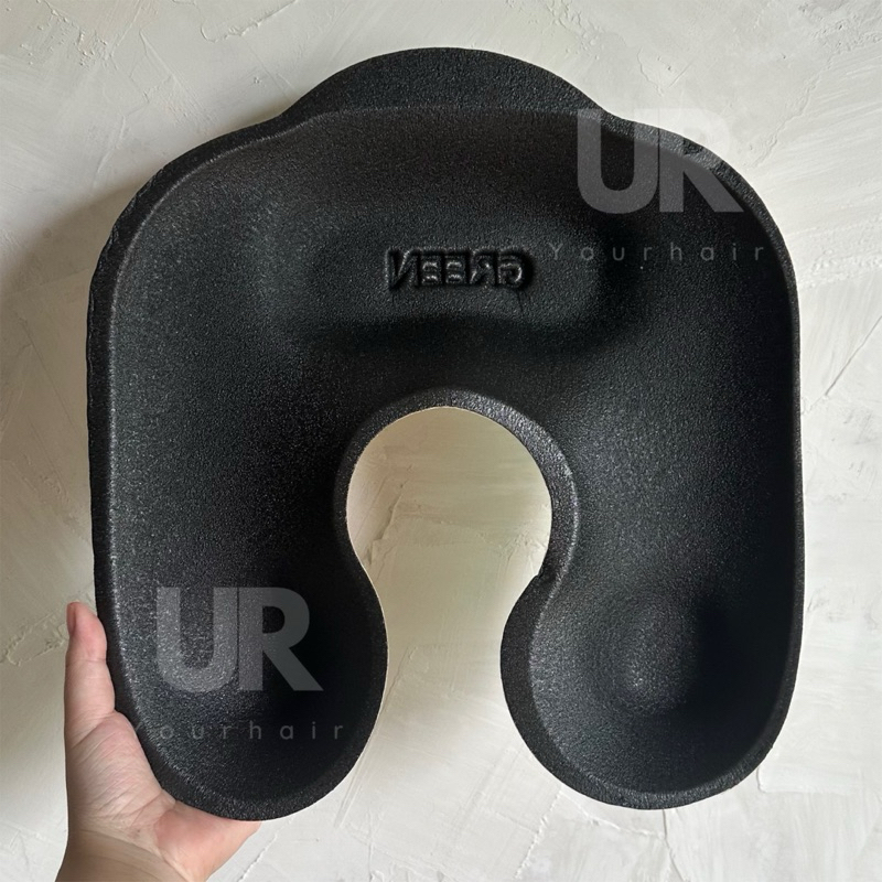 (พร้อมส่งจากไทย) ที่รองคอน้ำยาดัด หรือถาดรองคอ ฟองน้ำโฟมสีดำ 33*35cm - รูปที่ 2