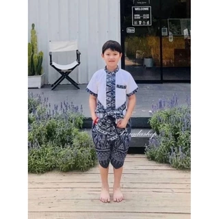 ชุดคู่เด็กชายและเด็กหญิงลายลิซ่า💙