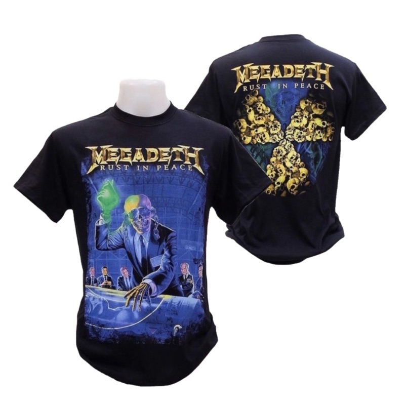 เสื้อวง MEGADETH ลาย RUST IN PEACE 30TH ANNIVERSARY (2020) ลิขสิทธิ์ UK (MGD12)