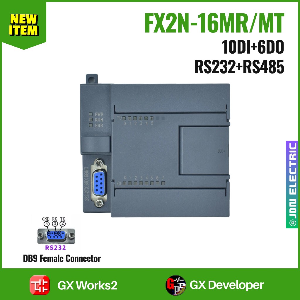 FX2N-16 26 30 40 MR/MT HSO RS485 | PLC Industrial Control Board | บอร์ดควบคุม PLC เกรดอุตสาหกรรม | สต๊อกในไทย ราคา ถูกที่สุด ดีลบีเคเค แกลเลอรีภาพที่ 4