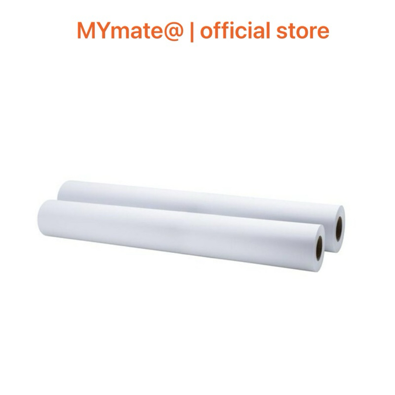 กระดาษขาว Plotter ชนิดม้วน 80G ขนาด A1 (61cm X 50m)