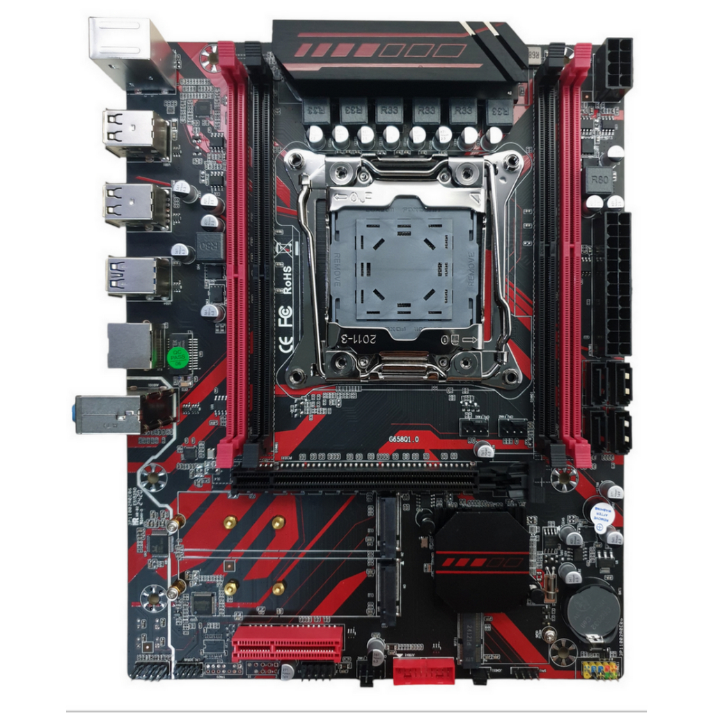 MAINBOARD (เมนบอร์ด) ATERMITER LGA2011-3 X99 / X99G658 DDR4 Support CPU Xeon E5 และ Intel I7 GenX