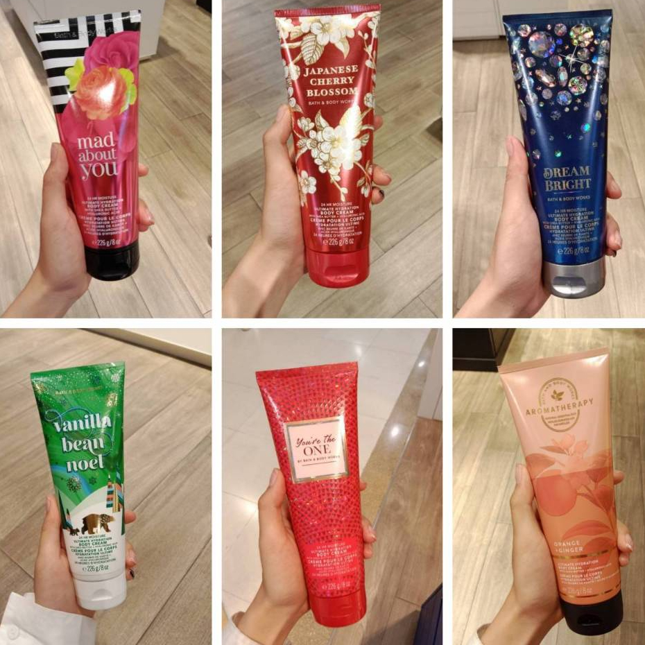 ของแท้/พร้อมส่ง Bath & Body Works Ultra Shea Body Cream 226g. ครีมบำรุง หอมติดทนนาน