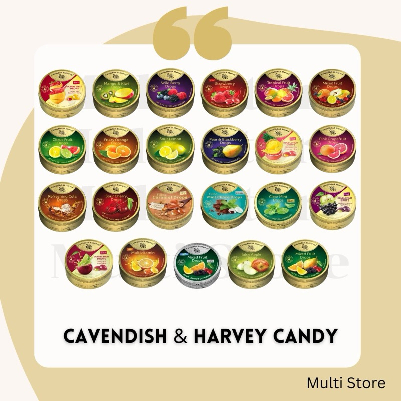 Cavendish & Harvey Candy ~ ลูกอมรสผลไม้แท้ๆจากเยอรมันของแท้ 100%