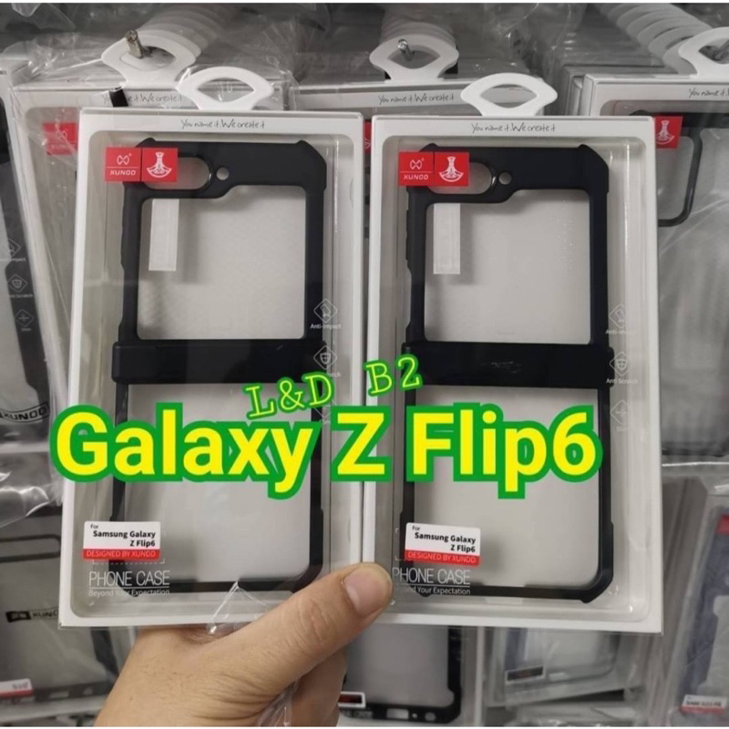 ของแท้100% XUNDD Case Samsung Galaxy Z Flip6 เคสของแท้ เคส เคสกันกระแทก หลังใส Z Flip 6