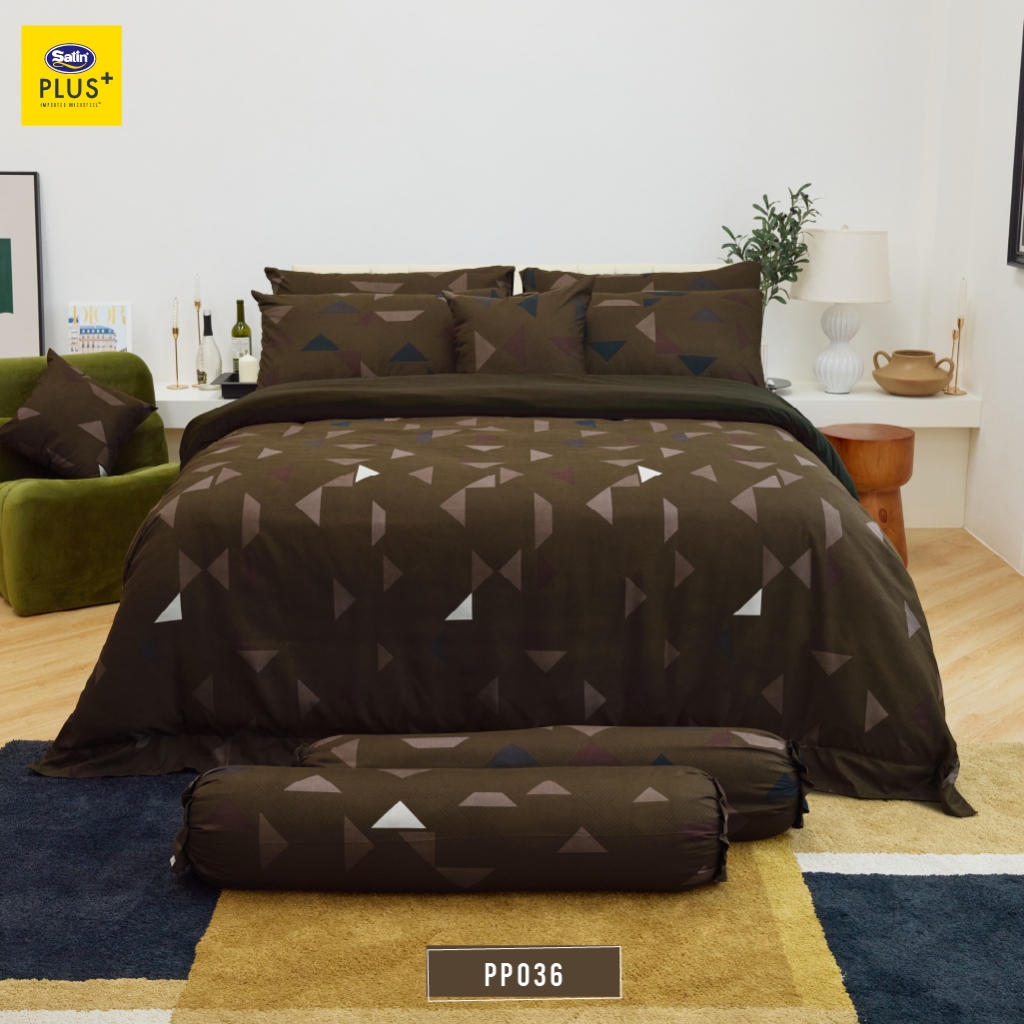 Satin Plus ผ้านุ่มมาก ชุดผ้าปู 3.5 ฟุต มี 3 ชิ้น (ไม่รวมนวม) 𝘊𝘰𝘴𝘮𝘰 𝘉𝘰𝘵𝘢𝘯𝘪𝘤𝘢 สัมผัสเรียบลื่น ไม่มีรอยต่อ - รูปที่ 5