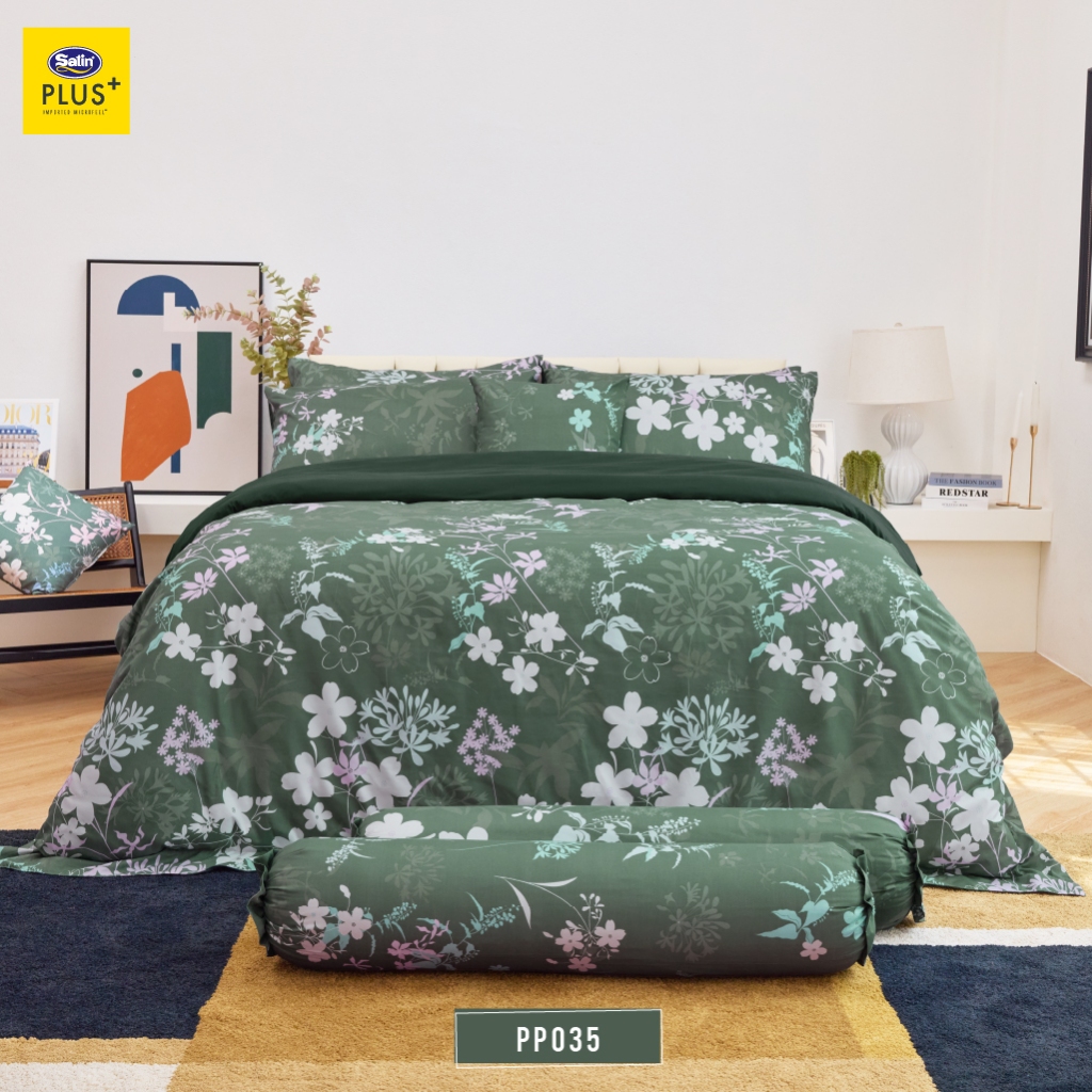 Satin Plus ผ้านุ่มมาก ชุดผ้าปู 3.5 ฟุต มี 3 ชิ้น (ไม่รวมนวม) 𝘊𝘰𝘴𝘮𝘰 𝘉𝘰𝘵𝘢𝘯𝘪𝘤𝘢 สัมผัสเรียบลื่น ไม่มีรอยต่อ - รูปที่ 2