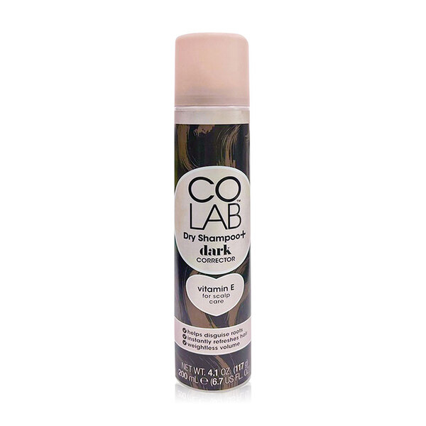 COLAB Dry Shampoo Dark Color 200ml. โคแล็บ ดรายแชมพู ดรายแชมพูเปลี่ยนสีผม (สีชมพูเข้ม)