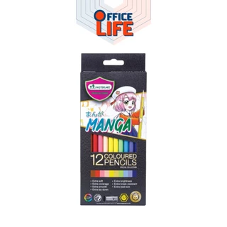 Master Art (มาสเตอร์อาร์ต) สีไม้ รุ่น มังงะ MANGA แบบ 12 สี / 24 สี / 36 สี / 50 สี ( 1 กล่อง )