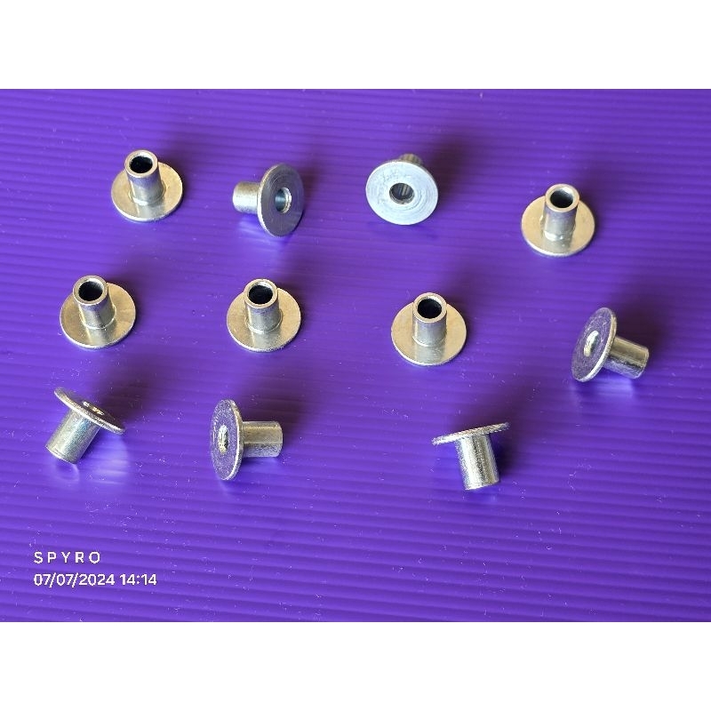 ○M6 6มิล TNUTS น๊อต ราคาต่อ■4ชิ้น ■7ชิ้น ■15ชิ้น แหวนรอง ทีนัท แหวนรองยาง แหวนรองพลาสติค