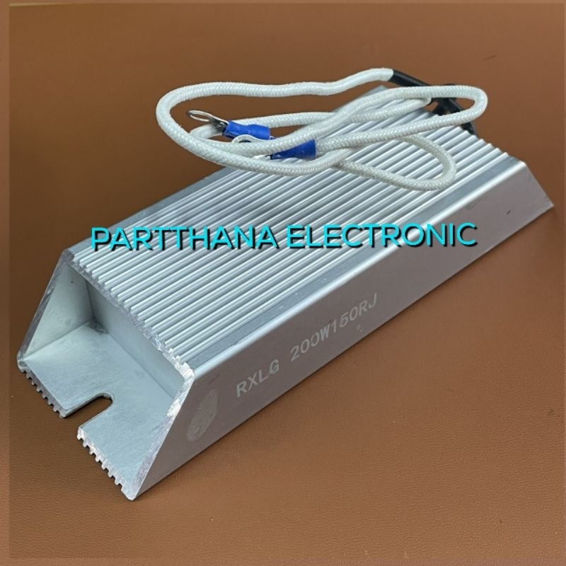 RXLG 200W R ซิ้งค์ สีเงิน 5 OHM 60x165x30MM- 15 OHM 40x210x20MM- 50 OHM 60x165x30MM- 150 OHM 60x165x