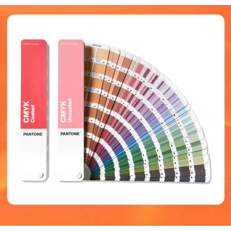 ชาร์ทสี Pantone CMYK [รุ่น GP5101C] 1 ชุด = 2 เล่ม [พรีออเดอร์]