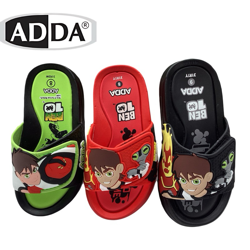 รองเท้าเด็กแอดด้า รุ่น 31R1Y รองเท้าเด็กแบบสวมสามารถปรับขนาดได้