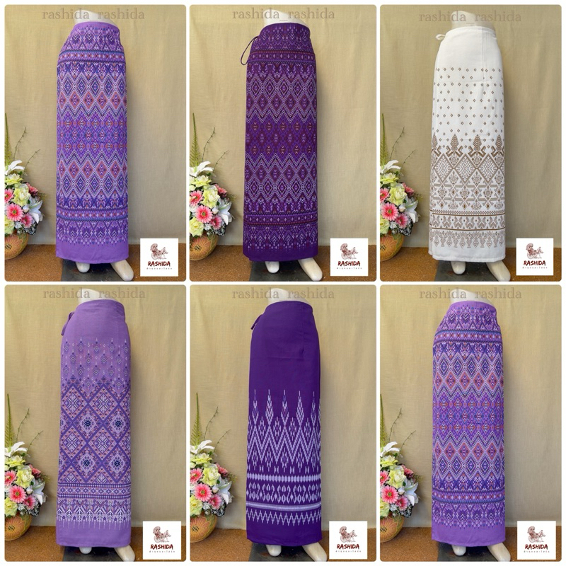 ผ้าถุงสำเร็จผ้าฝ้าย ผ้าถุงใส่ไปวัด