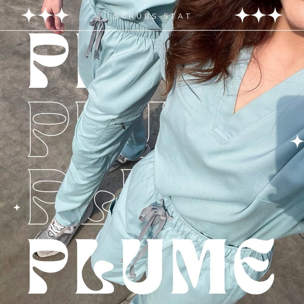 ชุดสครับขาตรง (ไม่ปักชื่อ) Scrubs STAT รุ่น Favourite Flavour Collection สี Plume - รูปที่ 4