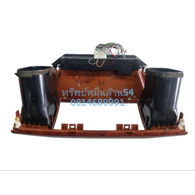 กรอบวิทยุ Toyoat camry 2003 ลายไม้ของแท้ติดรถ มือสอง