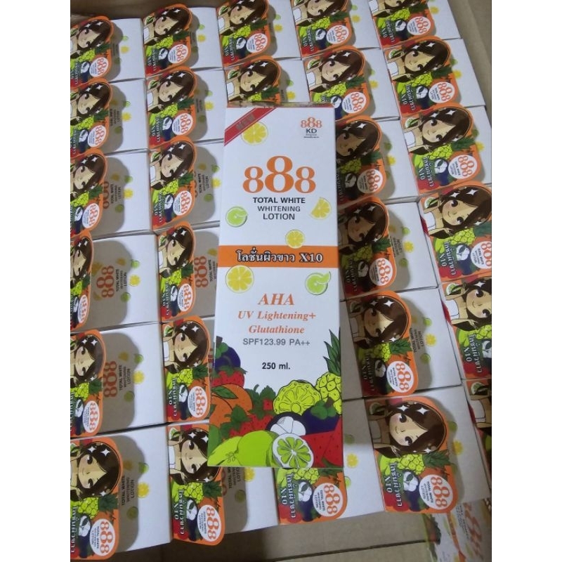 888 Total white whitening lotion 250ml