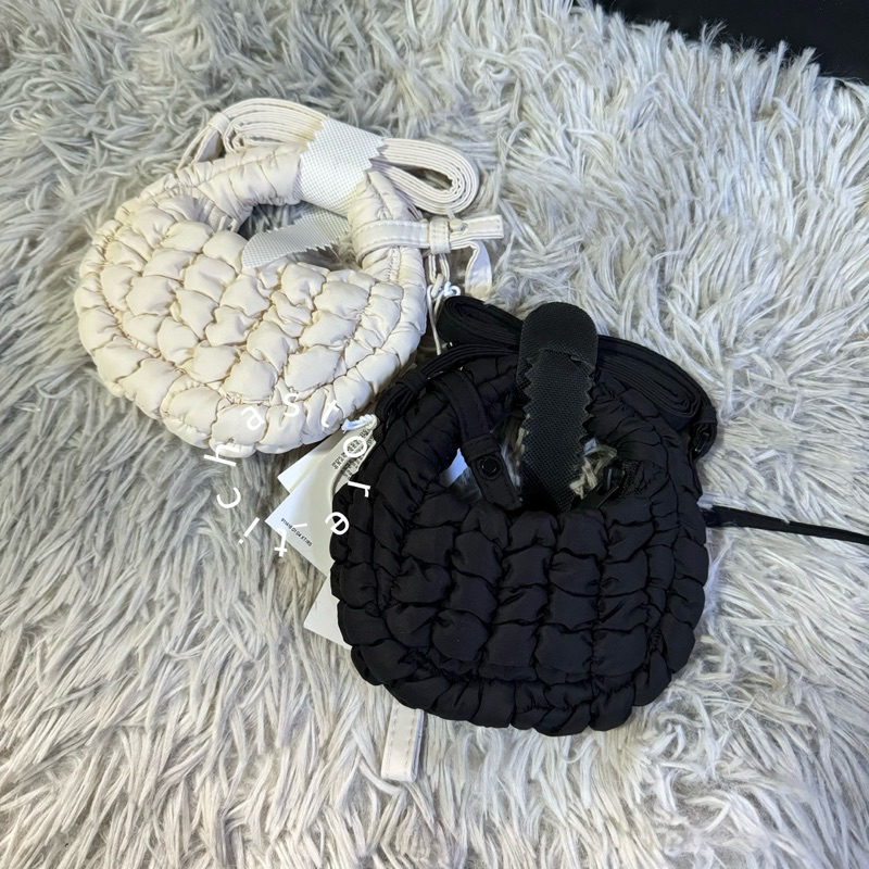 (พร้อมส่ง) Cos Quilted Nano Crossbody Bag สี Black/Beige/Pink/Silver ของแท้100%