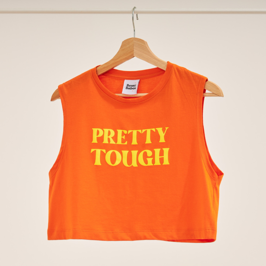 Signature Croptop | Orange - Pretty Tough | Athleisurewear