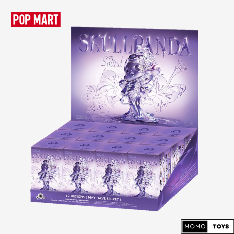 ยกบ็อก(12ตัว) โค้ดแฟชั่นลด30% พร้อมส่งในไทย Popmart ของแท้ SKULLPANDA The Sound Series Figures ยกบ็อก(12 ตัว)