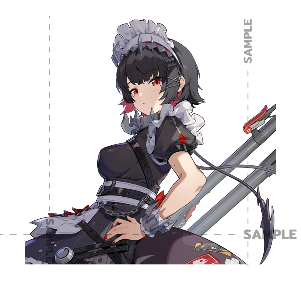 Zenless Zone Zero Ellen Joe สติ๊กเกอร์ 2 แผ่น Zenless Zone Zero Game ZZZ สติกเกอร์ ไวฟุ