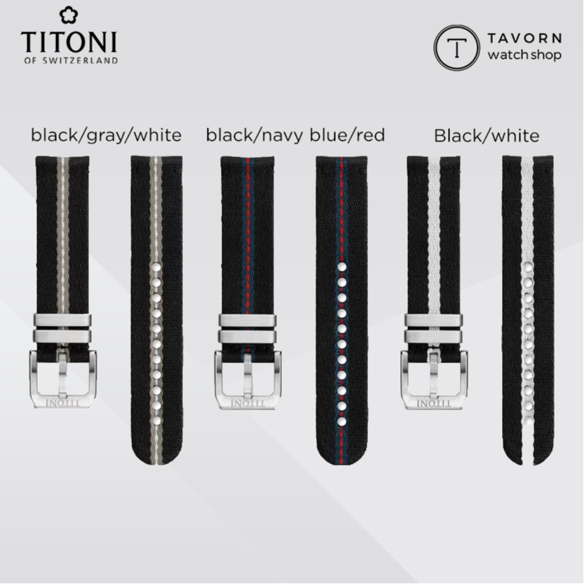 สายผ้านาฬิกา TITONI - SEASCOPER 600 รุ่น 82.83600.05-A/82.83600.04-A/82.83600.02-A