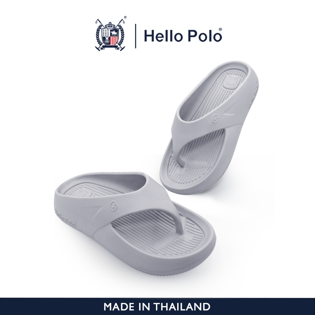 รองเท้าแตะลำลอง Hello Polo แตะหูนีบ EVA พื้นนุุ่ม รองเท้าแฟชั่นผู้หญิง HP8038 กันน้ำกันลื่น เสริมส้น