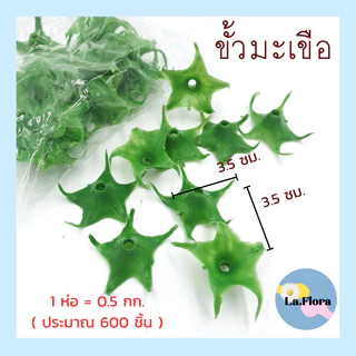 ขั้วดอกไม้พลาสติก แพ็ค100ชิ้น ก้นดอกไม้ ขั้วชบา ขั้วมะเขือเทศ ขั้วสตอเบอรี่ ขั้วกุหลาบ ขั้วมะเขือ ก้นกุหลาบ พับเหรียญ