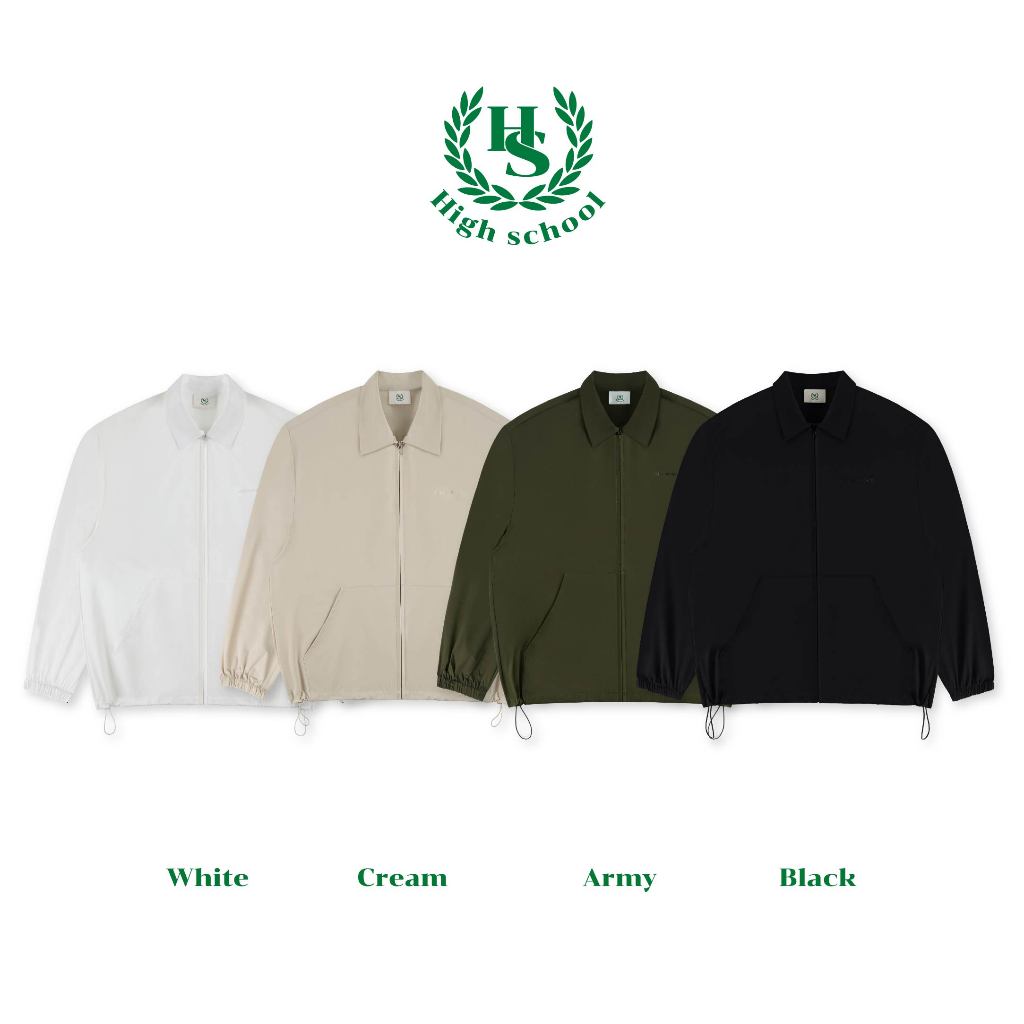 Highschool - OTB21050 แจ็คเกต Nylon Pocket Long Sleeve Jacket