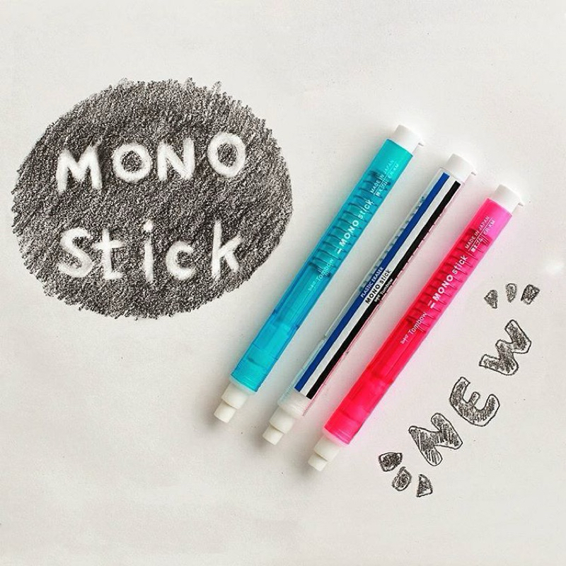 monostick ยางลบ ยางลบแท่ง retractable pen-type MONO eraser ปากกายางลบ ยางลบแท่ง ยางลบ