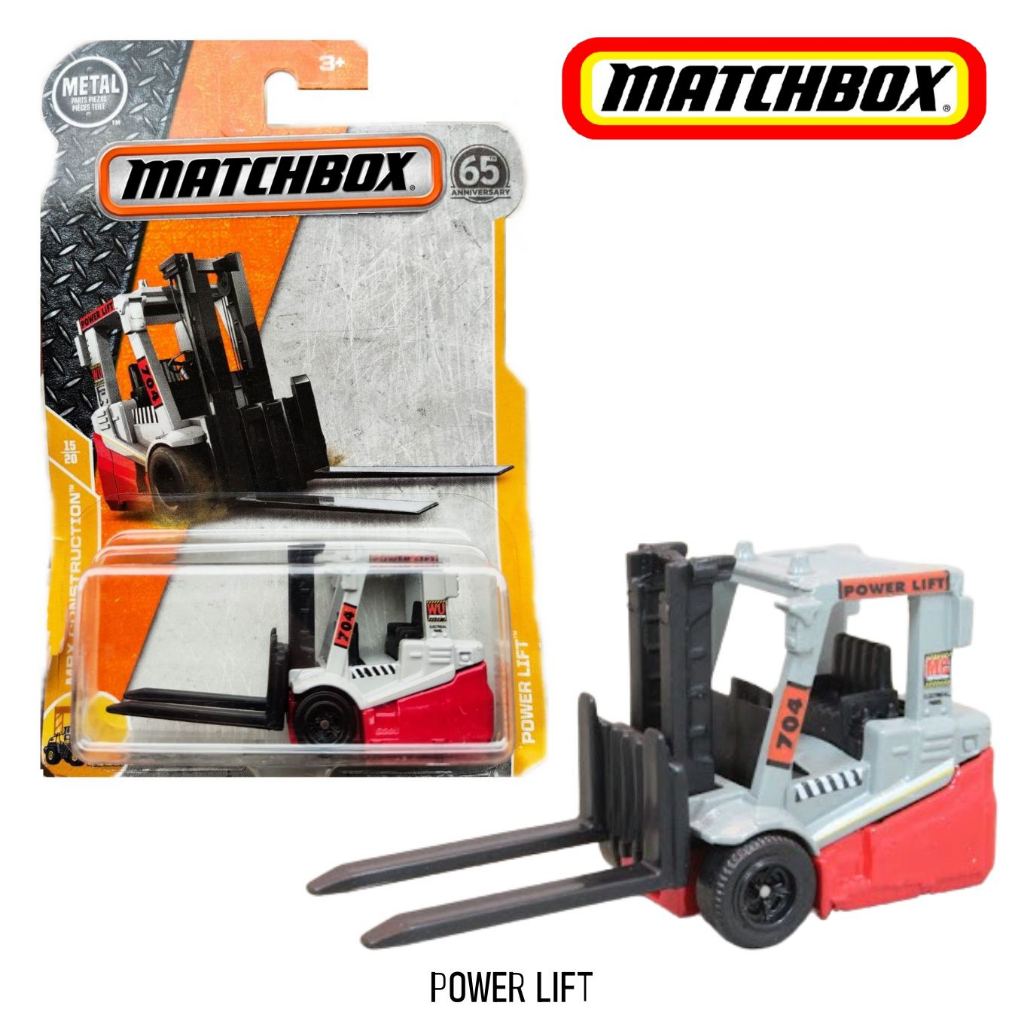 MATCHBOX : รุ่น POWER LIFT รถโฟล์คลิฟท์ โมเดลรถเหล็ก ของเล่น ของสะสม ลิขสิทธิ์แท้ (ในร้านมีให้เลือกมากกว่า500แบบ) MB2C7