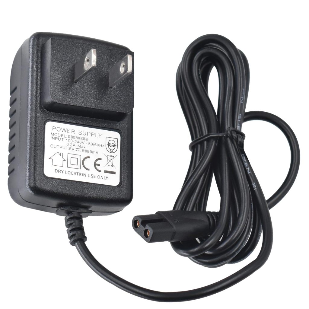 การเปลี่ยนเครื่องชาร์จสำหรับสายชาร์จ Meridian Trimmer เข้ากันได้กับเครื่องโกนหนวดไฟฟ้า Meridian Grooming อะแดปเตอร์สายไฟ