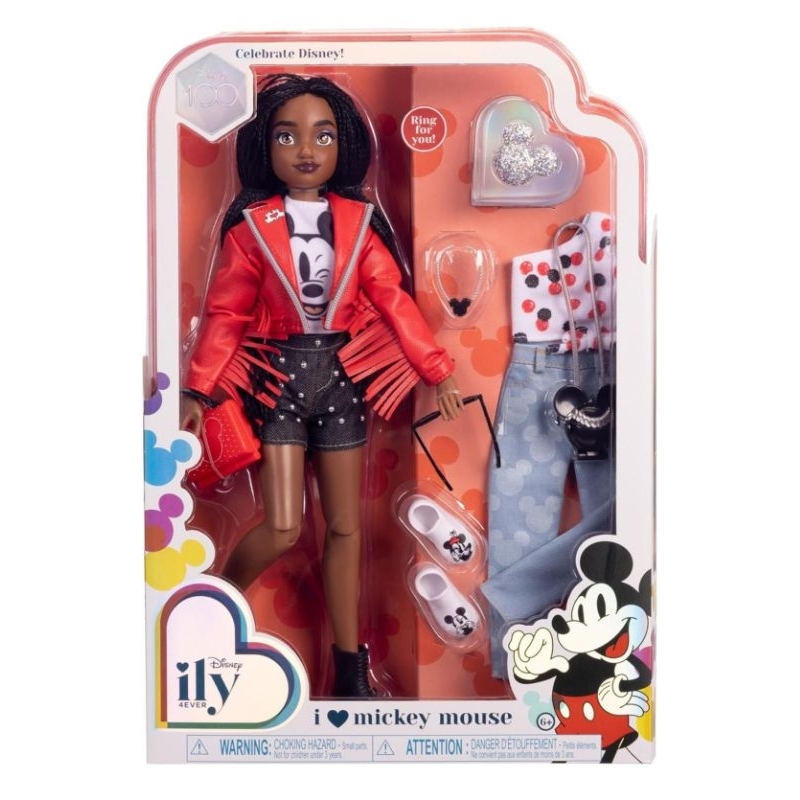 Disney ily 4EVER Mickey Mouse ตุ๊กตา ily ชุดลายมิคกี้เม้าส์ น่ารัก น่าสะสม สินค้าพร้อมส่งครับ 🧸🧸