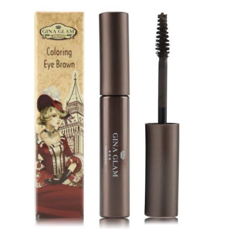 Gina Glam Eye brown G38 มาสคาร่าปัดคิ้ว 3เฉดสี